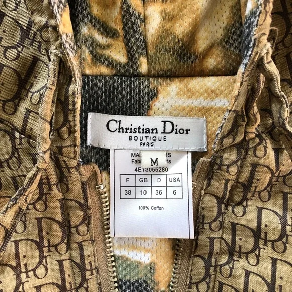 Christian Dior by John Galliano Hooded Rasta Puffer Vest - Picture 9 of 13